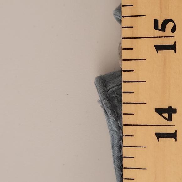 Marc by Marc Jacobs Blue Cotton Flower Pattern Rolled Hem Shorts Women Size 6 - Picture 4 of 8